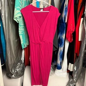 Venus hot pink fitted knit dress size XS